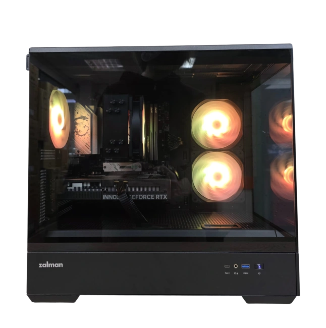 Игровой компьютер 989904 (Core i5-13400F 2.5 ГГц/Intel B760/32 ГБ DDR4 3.2 ГГц/1024 ГБ SSD/RTX 4060 8 ГБ/Wi-Fi/800W/Zalman P30 V2 TG ARGB Black TG Black) - купить по выгодной цене!